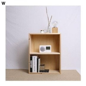 [HYE75GK6_56]고급 편팩나무책장 삼나무와이드 DIY2단책장 (36006040)