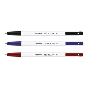 모나미 153 클립 볼펜 0.7mm
