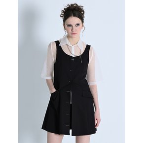 LAYERED DRESS JACKET BLACK MBCSJK003BK