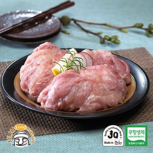 제주푸드마씸 제주 무항생제 닭(냉장) 정육 500g x 2팩