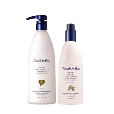 디밤비 [누들앤부] 키즈 아기 유아 대용량 샴푸 473ml+ 소용량 헤어폴리쉬 237ml 헤어에센스