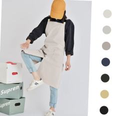  캐주얼앞치마 앞트임 무빙 화방앞치마 편한 앞치마 캐주얼 앞트임앞치마 카페/공방/유치원 공방앞치마