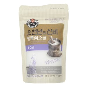  백설 오천년의 신비 명품 꽃소금 200g