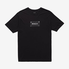 루카 BRAND GRID 반팔티 VF21ST107BLK