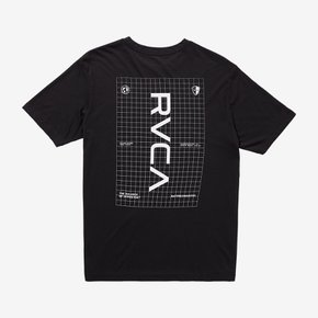루카 BRAND GRID 반팔티 VF21ST107BLK