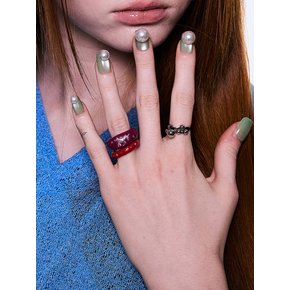 unicorn ring-plum