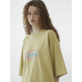 Sport logo oversize t-shirt_lemon