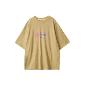 Sport logo oversize t-shirt_lemon