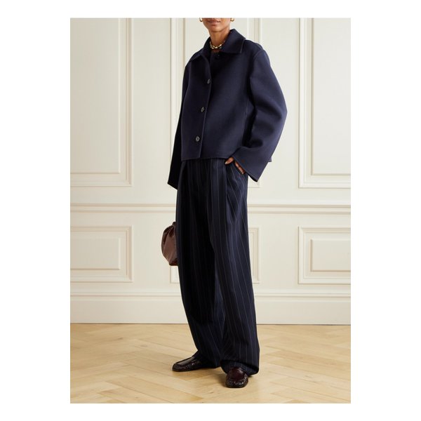 울 재킷 네이비 46376663162871637