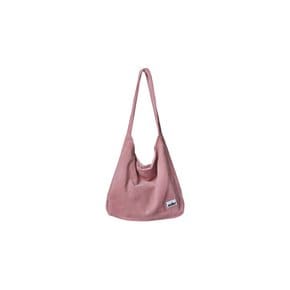 Corduroy Hobo Bag (Pink)