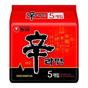 농심 신라면 120g 멀티5입 x8개