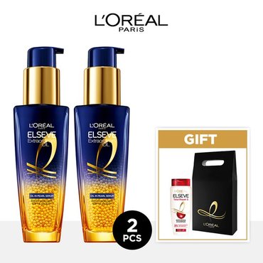 로레알파리 엑스트라오디네리 오일 인 펄 세럼 50ml 1+1+선물포장용상자+히알루론산 샴푸 100ml