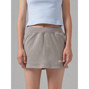 Grey Essential Sweat Mini Skirt