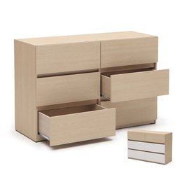 핸들 3단 와이드 서랍장 - SSG.COM