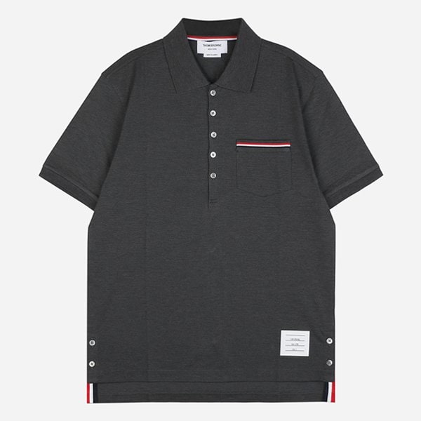 [시흥점] 6S MJP022A 01455 025 삼선 포켓 PK 셔츠 다크그레이