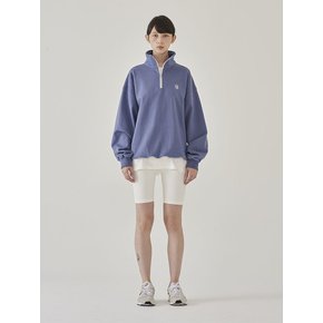 COMFORTABLE BASIC ZIP-UP SHIRT (MIDNIGHT-BLUE)