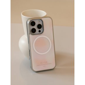 Mist 맥세이프 에폭시 실버 범퍼 케이스 (Pale Peach)