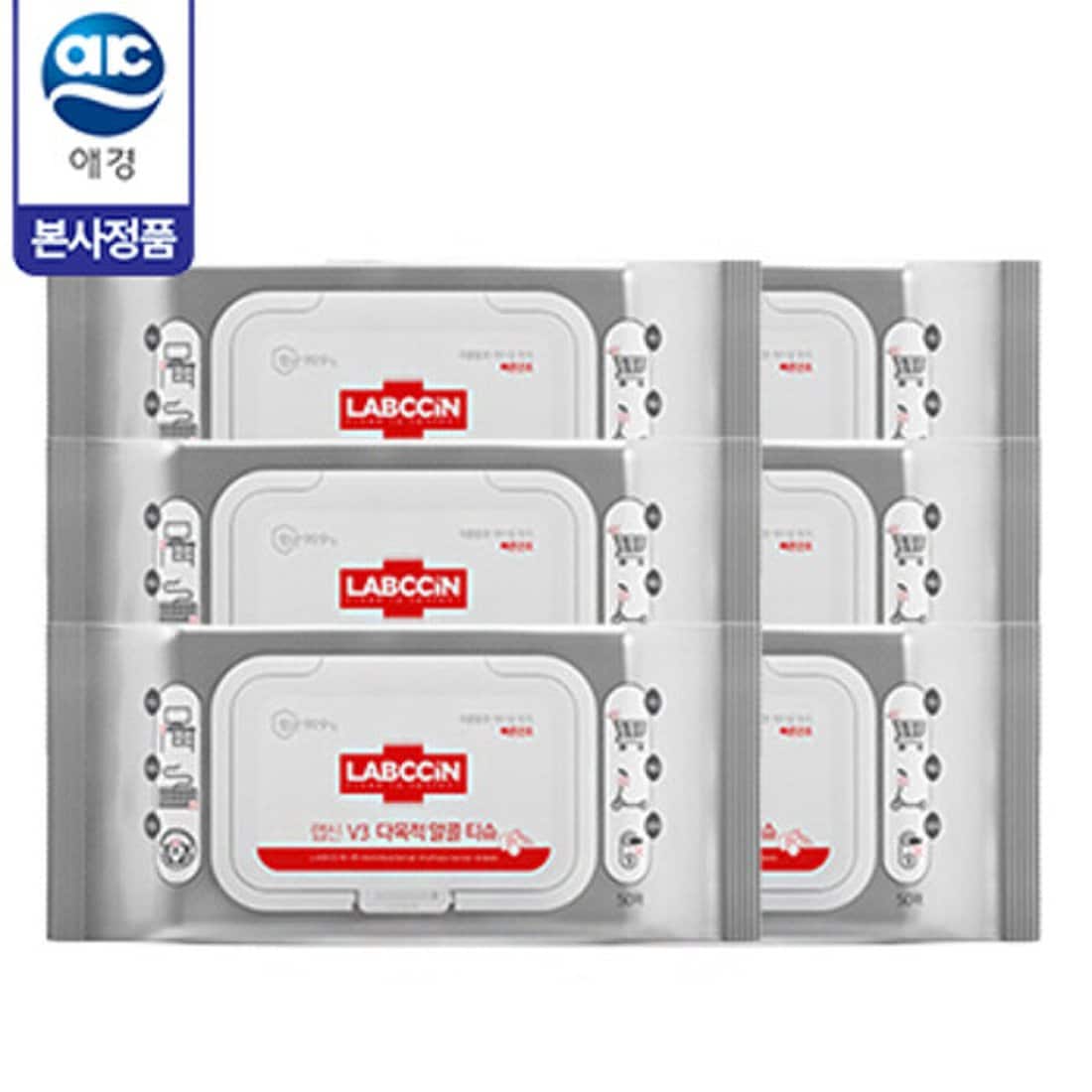 [랩신] 다목적 알코올 티슈 50매 X 6개, 믿고 사는 즐거움 Ssg.Com