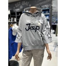 24S/S 지프 여성전용 빈티지 7부 후드티셔츠 JP2THF031