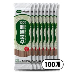 순솔 [대용량] 순솔 100% 메밀국수 10kg (100g 100봉) 글루텐프리 파스타면 제로슈가 소바 메밀면