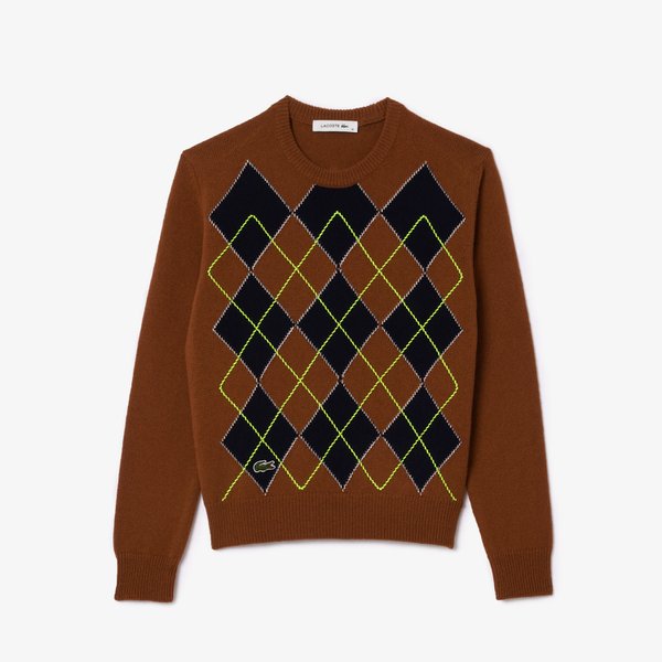 [시흥점] 여성 아가일 크루넥 스웨터 AF2616-54N