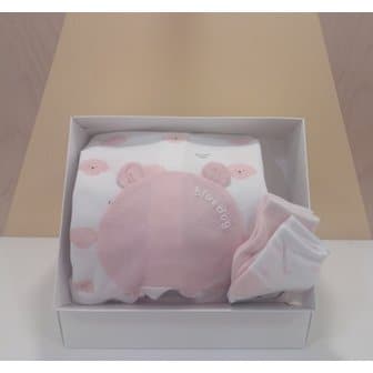 블루독베이비 PK)구름도기 반팔우주복,양말 선물세트(45370-041-08+45170-011-06)