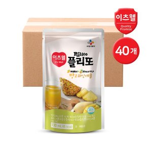 플리또 망고파인애플 과일주스 파우치 130ml 40개_P364795534