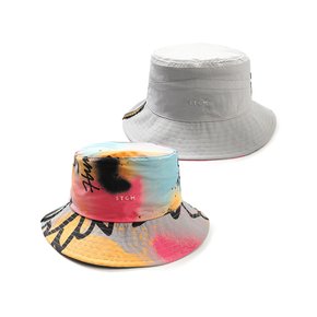 21 PAINTING REVERSIBLE BUCKET HAT MULTI