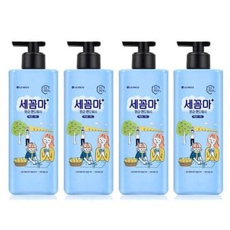  온더바디 세꼼마 항균 핸드워시 레몬버베나 480ml 4개