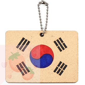SB 단체목걸이 우드공예 펜던트팔찌 펜던트선물 태극기열쇠고리 태극기펜던트