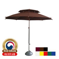 카본 파라솔 버건디/브라운/블랙 Φ2300 (받침대 별매)