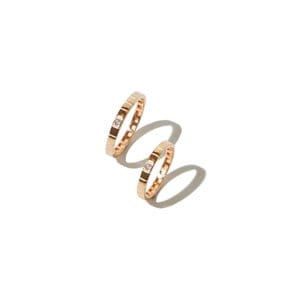 Box couple ring (Sterling silver 925)