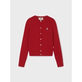 Steve High Gauge Cotton Cable Cardigan / WHCKG2325F