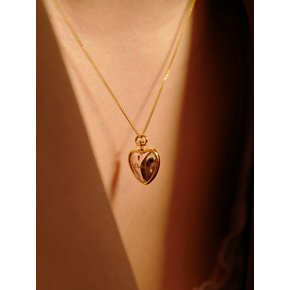 heart pocket watch necklace