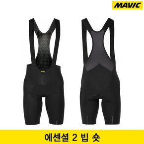 2022 에센셜  2 빕숏 블랙색/Essential II Bib Short/자전거 5부 반바지