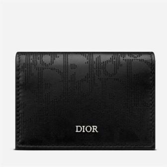 DIOR 디올 송아지 가죽 비지니스 카드 홀더 2ESCH136VPDH03E 2ESCH136VPDH03E