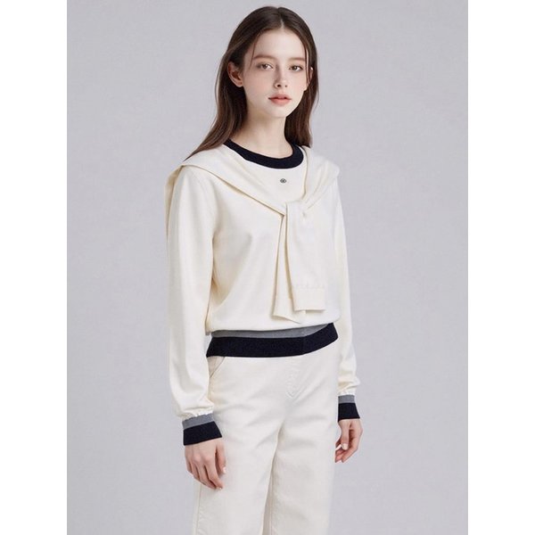 배색라운드숄세트 BBSBPO015P