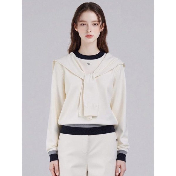 배색라운드숄세트 BBSBPO015P