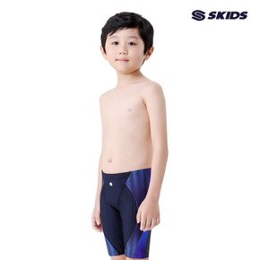 스키즈 남아 사각 5부 실내수영복바지 네이비 아동 주니어 SC5BS502PNV