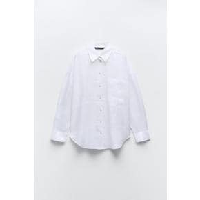 리넨 베이직 셔츠 8372/129 WHITE