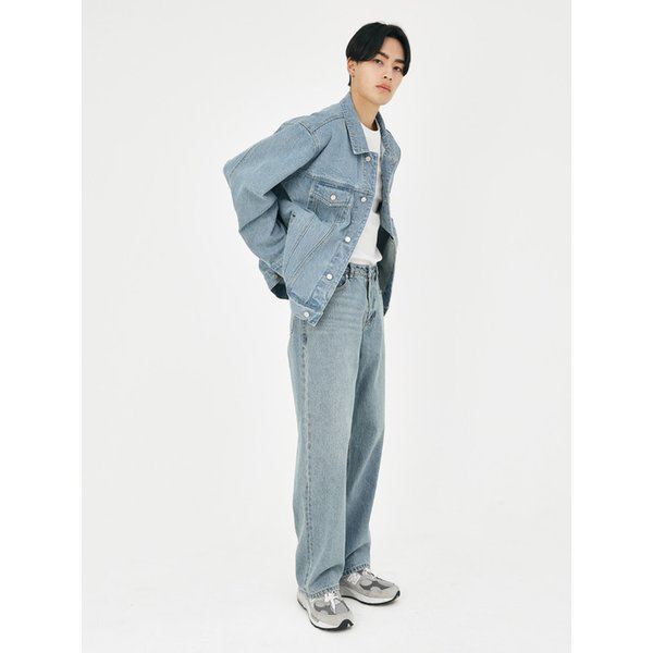 Wide Tracker Jacket V19_Light Blue