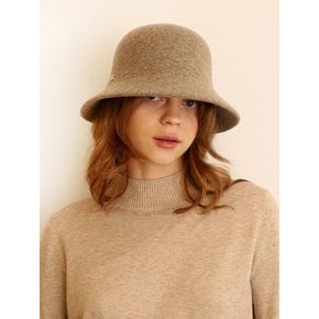 울100 베이지브라운 버킷햇 _ Wool100 Beige Brown Bucket Hat