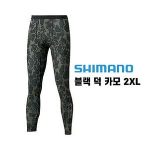 시마노 선 프로텍션 레깅스/블랙 덕카모2XL