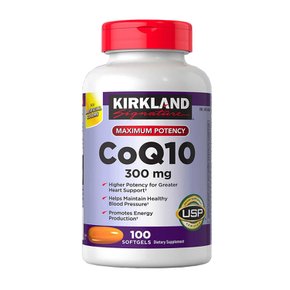 커클랜드 코큐텐 코엔자임Q10 300mg 100정
