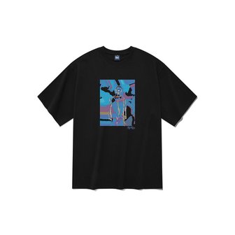 라디네오 스틸 반팔 티셔츠 블랙