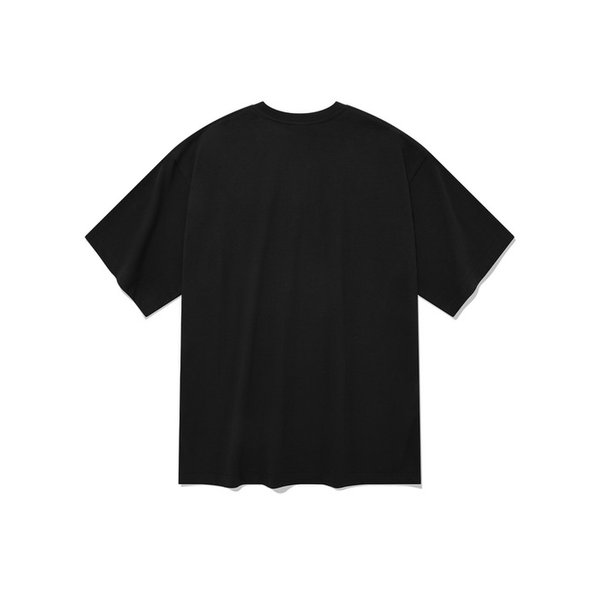 스틸 반팔 티셔츠 블랙