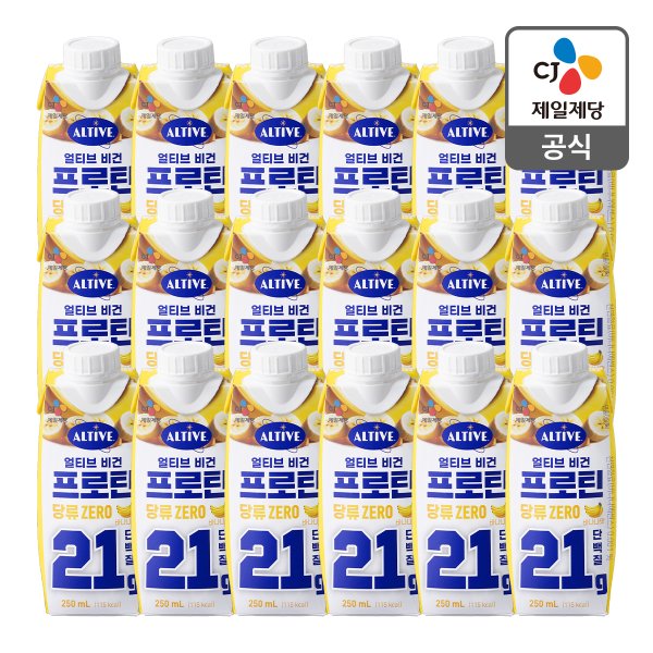 [본사배송] 얼티브 비건프로틴 바나나 250ml X 18개 (1BOX)