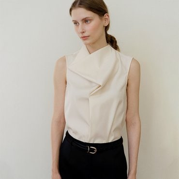 킨더살몬 Eliza Wool Blouse Cream
