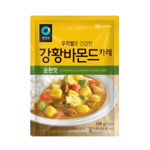 청정원 우리쌀강황바몬드카레순한맛 100g