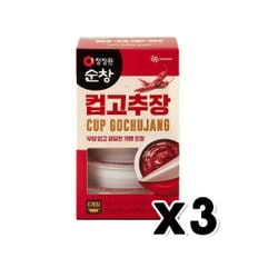 청정원 순창 컵고추장 6입 간편소스 300g x 3개